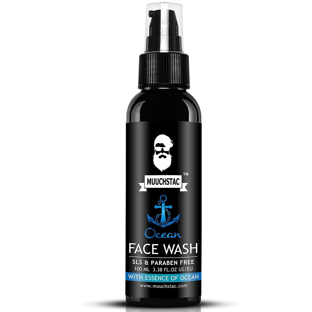 3 Muuchstac Ocean Face Wash for Men – Deep Cleansing, Oil Control & Acne Defense (100ml)